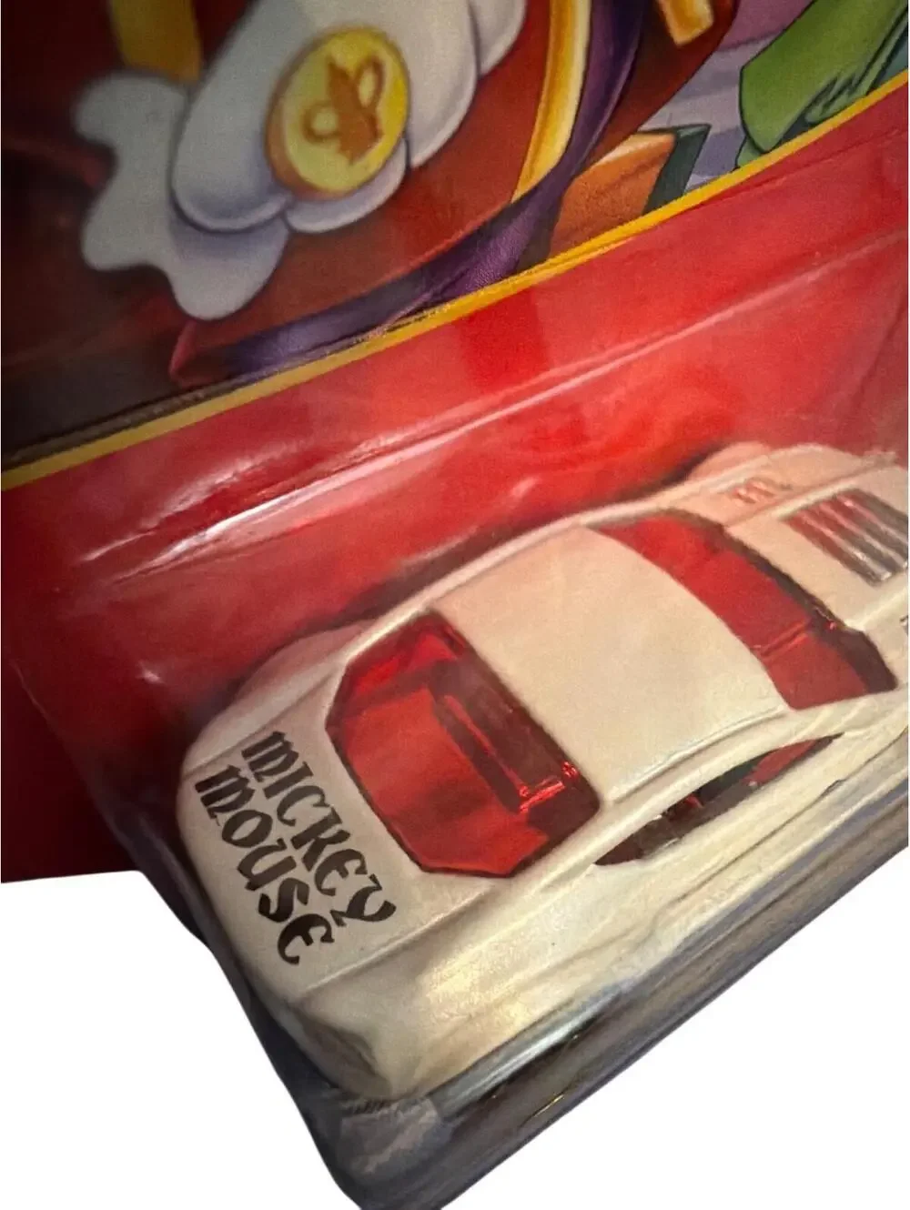 Hot Wheels Disney Prince & Pauper Mickey Mouse Torque Twister Car 6/8 White